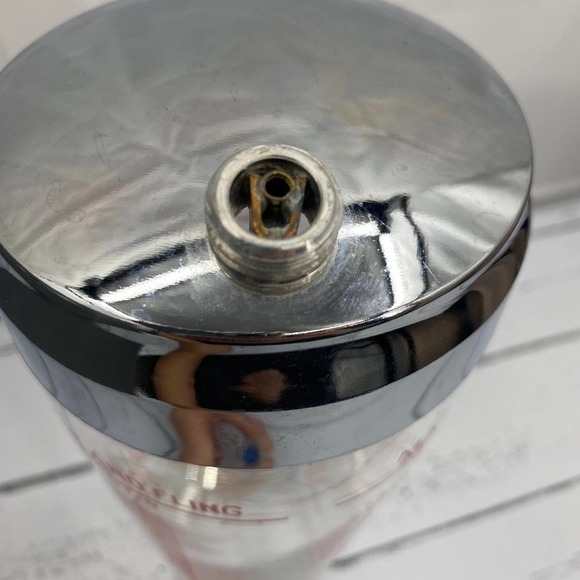 Mid Century Modern Vintage Glass & Chrome Mixed Drink Recipe Mixer/Shaker 5 - Picture 8 of 9